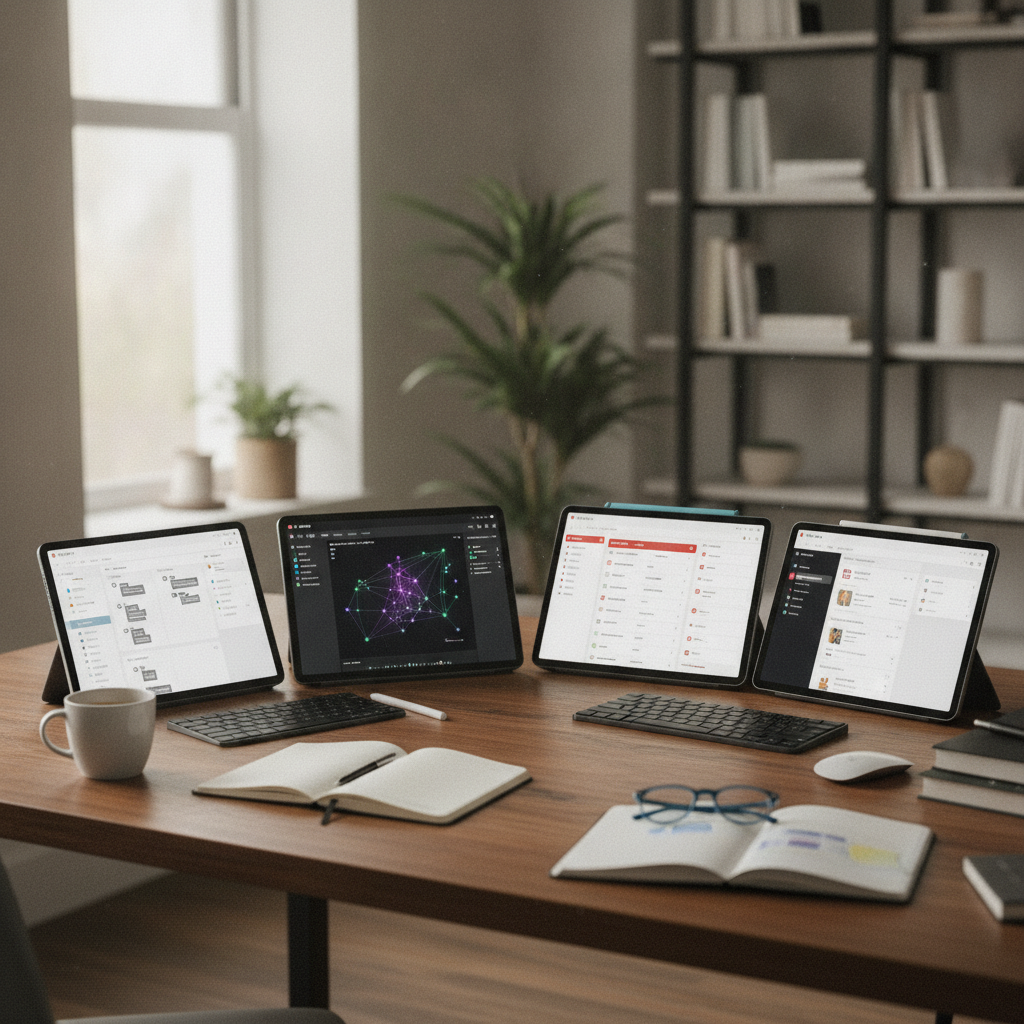 Productivity Apps Compared: Notion vs Obsidian vs Todoist vs Things